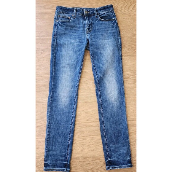 American Eagle Jeans Men 30x32 Blue Next Level Stretch Distress Denim Slim Pants - Picture 1 of 15